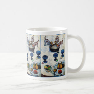Still Life with 3 Puppies by Paul Gauguin Coffee Mug