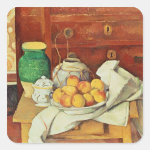 Still Life with a Chest of Drawers, 1883-87 Square Sticker