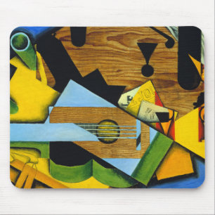 Still Life with a Guitar by Juan Gris Mouse Pad