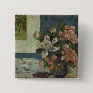 Still Life with a Mandolin, 1885 15 Cm Square Badge