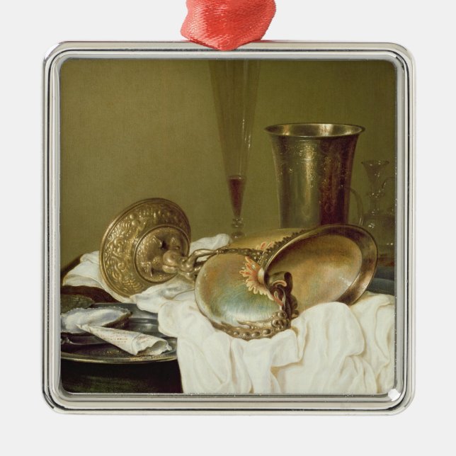 Still Life with a Nautilus Cup Metal Tree Decoration (Front)