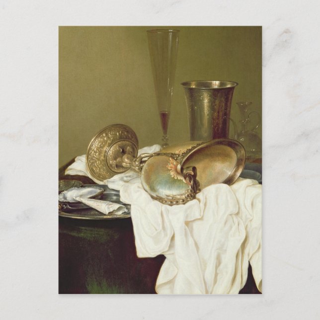 Still Life with a Nautilus Cup Postcard (Front)