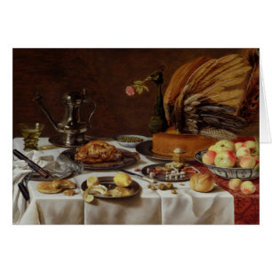 Still Life with a Peacock Pie, 1627