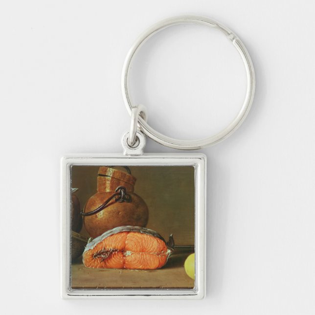 Still Life with a Piece of Salmon Key Ring (Front)