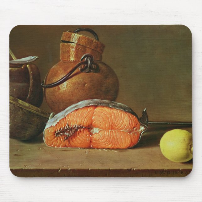 Still Life with a Piece of Salmon Mouse Pad (Front)