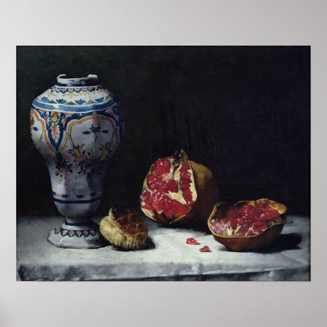 Still Life with a Pomegranate Poster (Front)