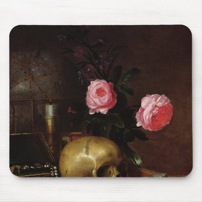 Still Life with a Skull Mouse Pad (Front)