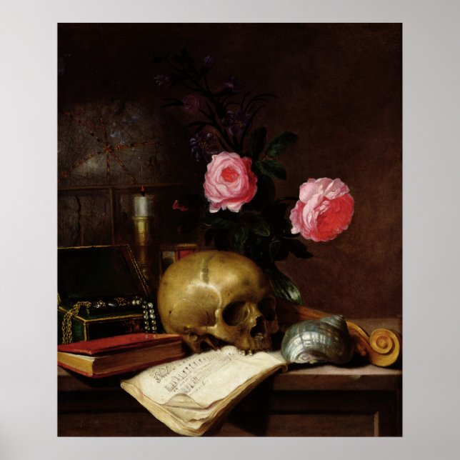 Still Life with a Skull Poster (Front)