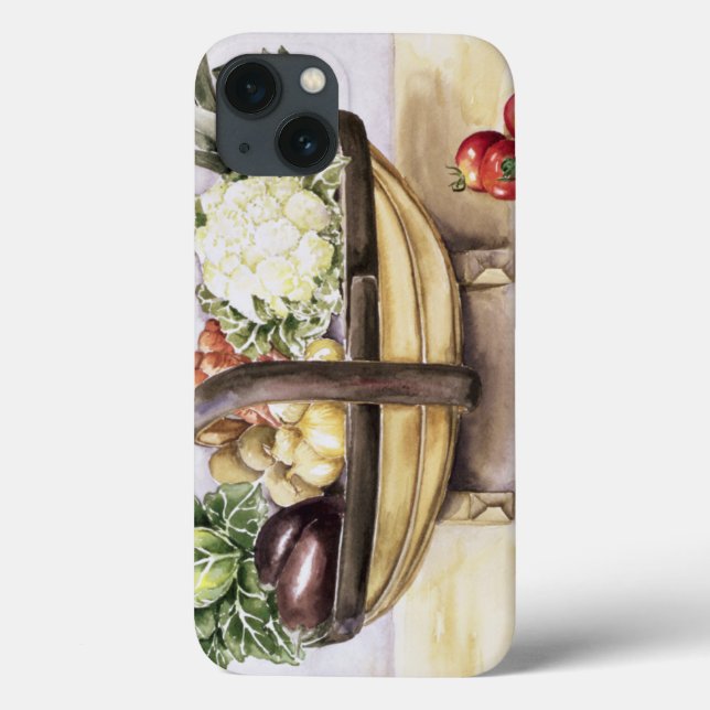 Still life with a trug of vegetables 1996 Case-Mate iPhone case (Back)