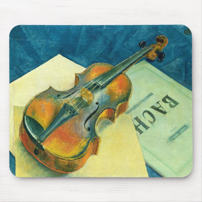 Still Life with a Violin, 1921 Mouse Pad (Front)