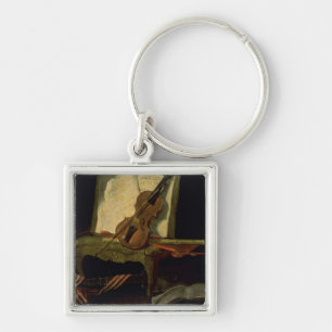 Still Life with a Violin Key Ring