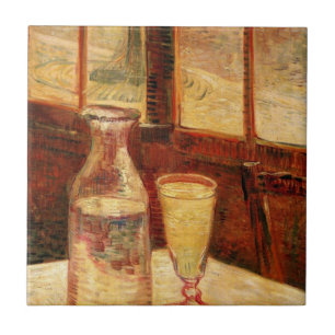 Still Life with Absinthe by Vincent van Gogh Tile