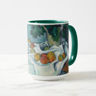 Still Life with Apples and a Pot of Primroses Mug