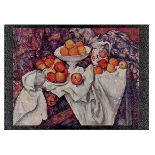 Still Life with Apples and Oranges Cutting Board