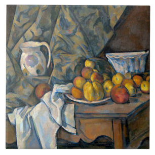 Still Life with Apples and Peaches, c.1905 Tile