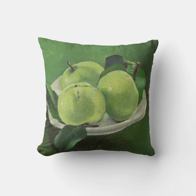 Still life with apples by Mikulas Galanda Cushion (Front)