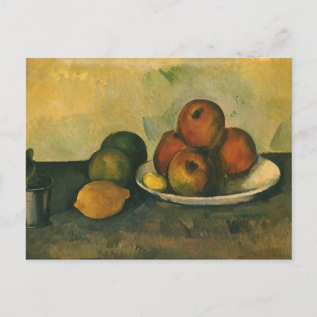 Still Life with Apples by Paul Cezanne Postcard (Front)