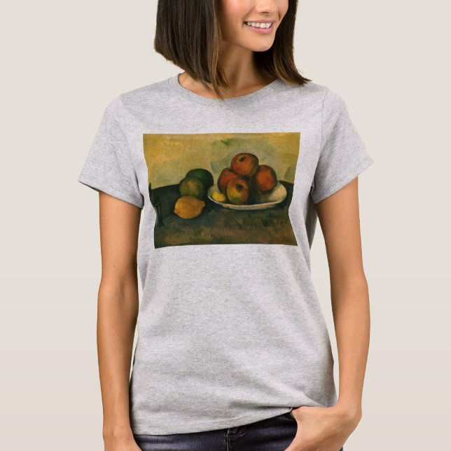 Still Life with Apples by Paul Cezanne T-Shirt (Front)