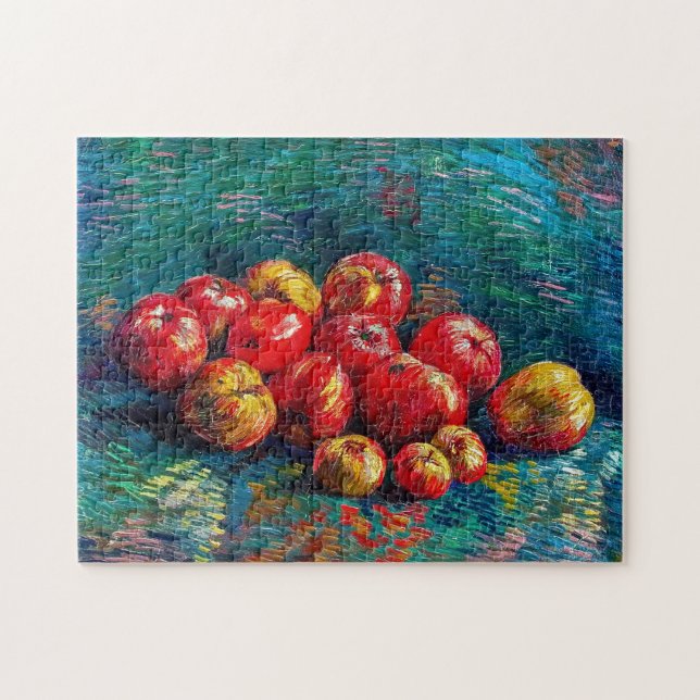 Still Life with Apples by Vincent Van Gogh Jigsaw Puzzle (Horizontal)