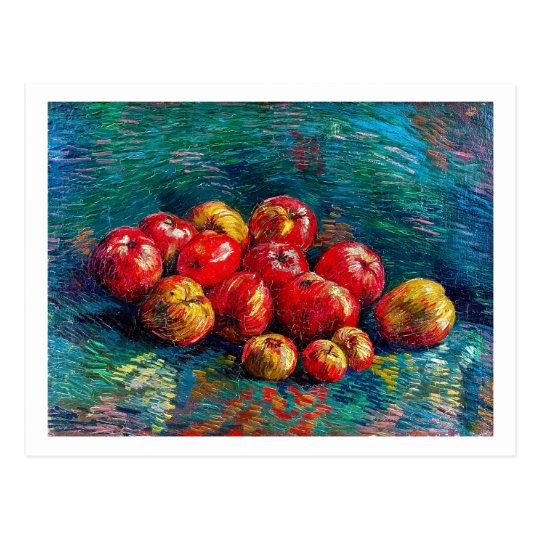 Still Life with Apples by Vincent Van Gogh Postcard