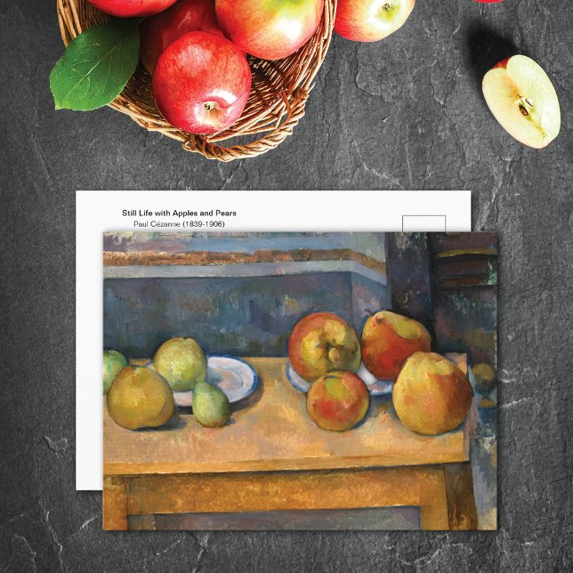 Still Life with Apples Pears Paul Cezanne Postcard (Creator Uploaded)