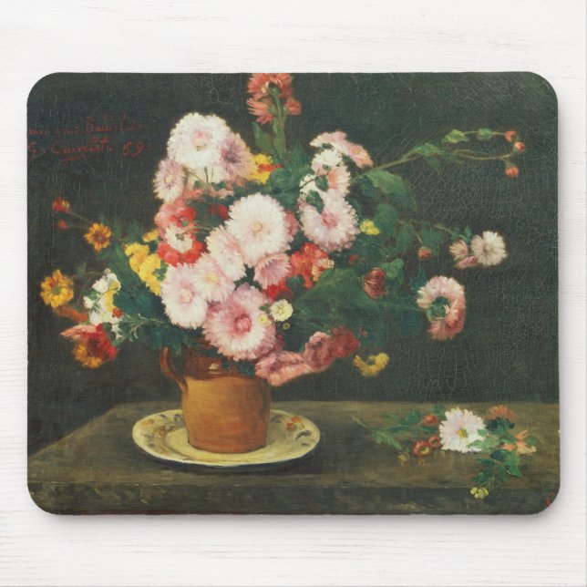 Still life with asters mouse pad (Front)