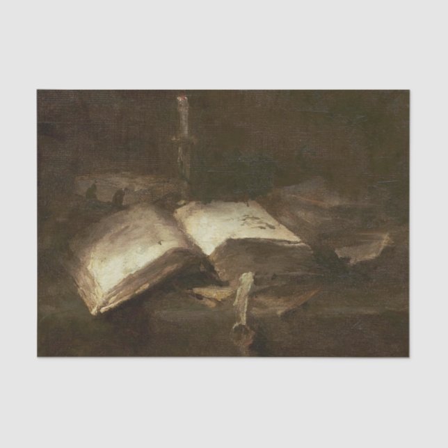 Still Life With Bible by Margaretha Roosenboom Tissue Paper (Front)