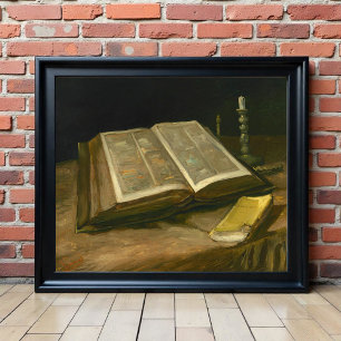 Still life with Bible by Vincent Van Gogh Poster