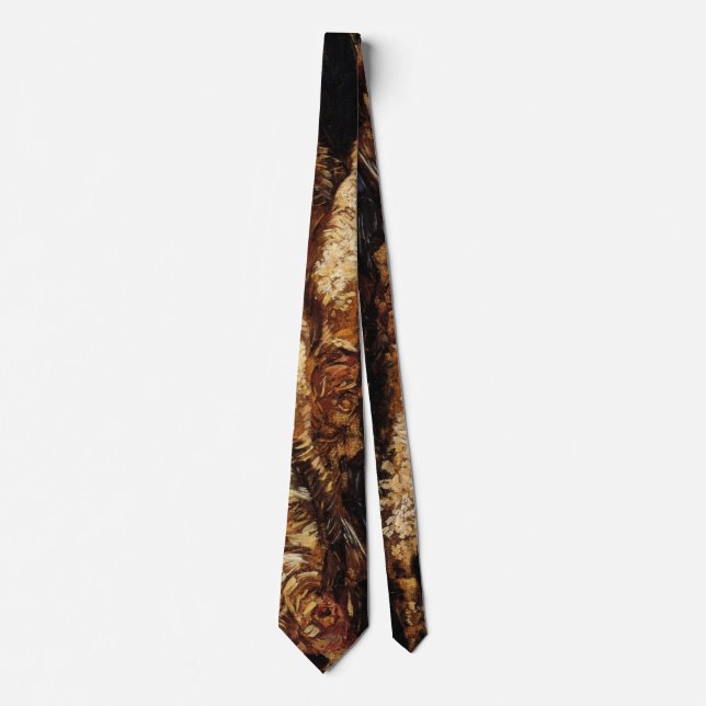 Still Life with Bloaters by Vincent van Gogh Tie (Front)