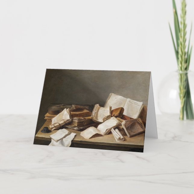 Still Life with Books | Jan Davidsz de Heem Card (Front)