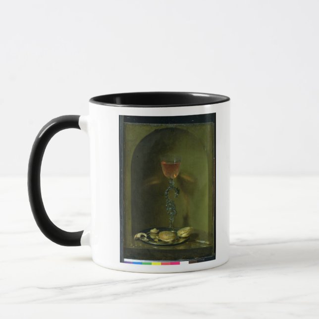Still Life with Bread and Wine Glass Mug (Left)