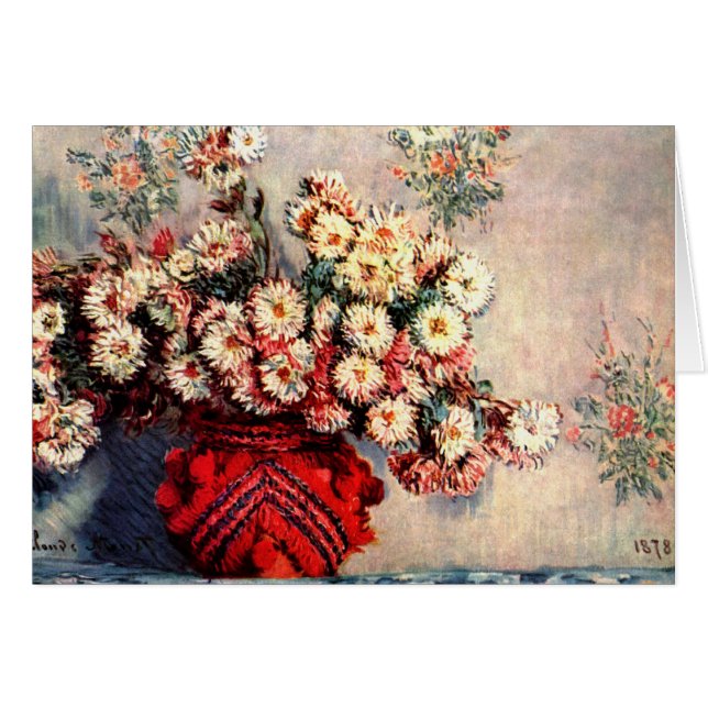 Still life with Chrysanthemums by Claude Monet (Front Horizontal)