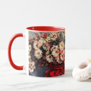 Still life with Chrysanthemums by Claude Monet Mug