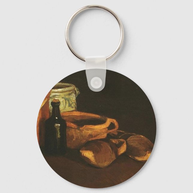 Still Life with Clogs and Pots, Van Gogh Key Ring (Front)