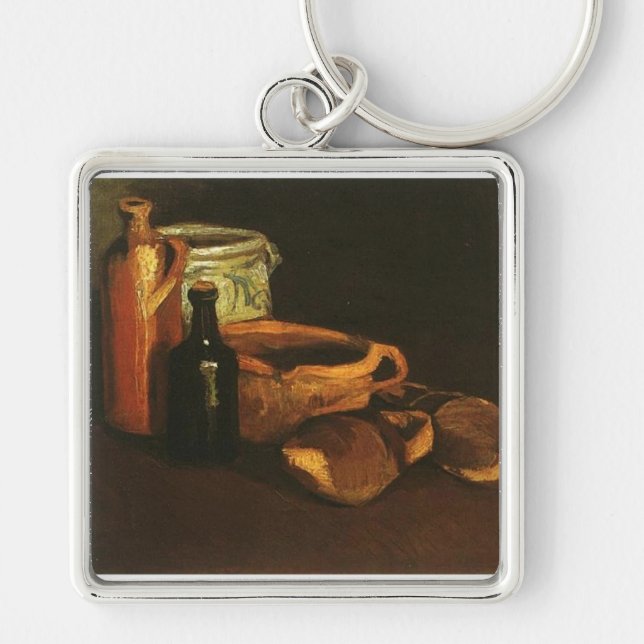 Still Life with Clogs and Pots, Van Gogh Key Ring (Front)