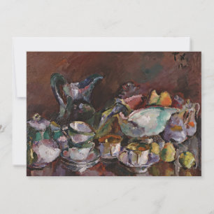 Still Life with Coffee Cups   Anton Faistauer