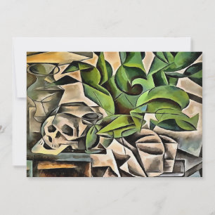 Still life with Cranium Geometric Vanitas Art