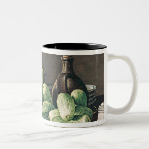 Still Life with Cucumbers and Tomatoes Two-Tone Coffee Mug
