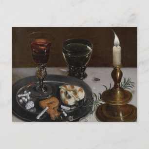 Still Life With Dainties Rosemary by Clara Peeters Postcard