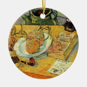 Still Life with Drawing Board by Vincent van Gogh Ceramic Tree Decoration