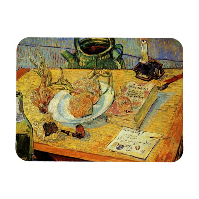 Still Life with Drawing Board by Vincent van Gogh Magnet (Horizontal)