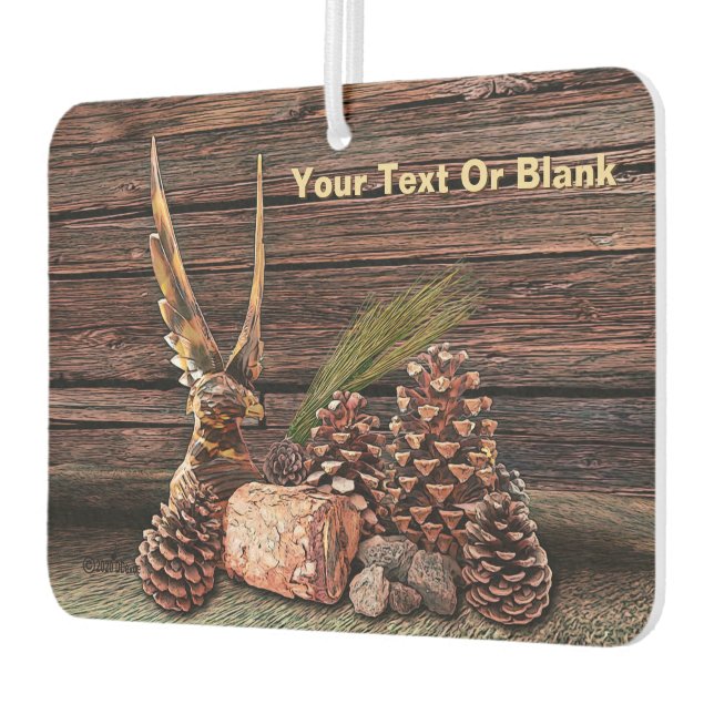 Still Life With Eagle Car Air Freshener (Left)