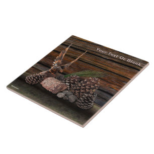 Still Life With Eagle Ceramic Tile