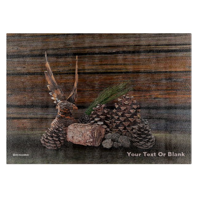 Still Life With Eagle Cutting Board (Front)