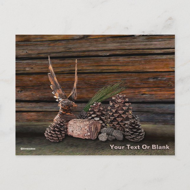 Still Life With Eagle Postcard (Front)