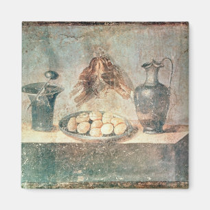 Still life with eggs and thrushes magnet