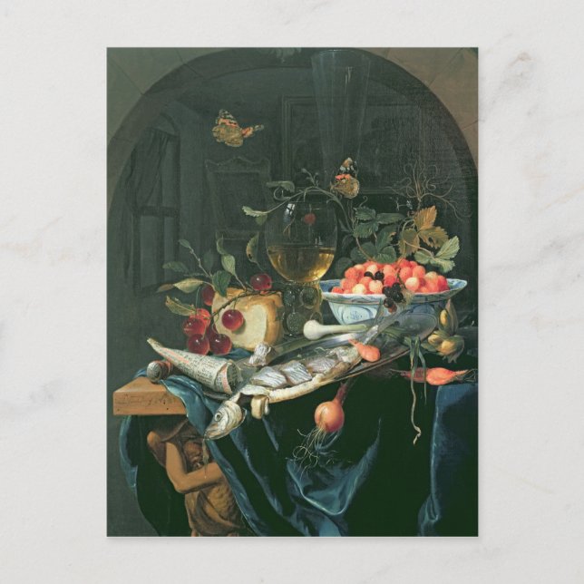 Still Life with Fish Platter Postcard (Front)