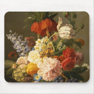 Still Life with Flowers and Fruit, 1827 Mouse Pad