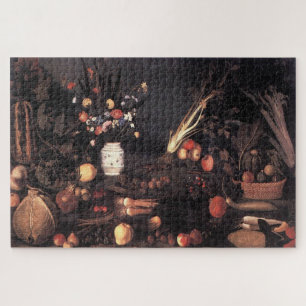 Still Life with Flowers and Fruit – Caravaggio Jigsaw Puzzle