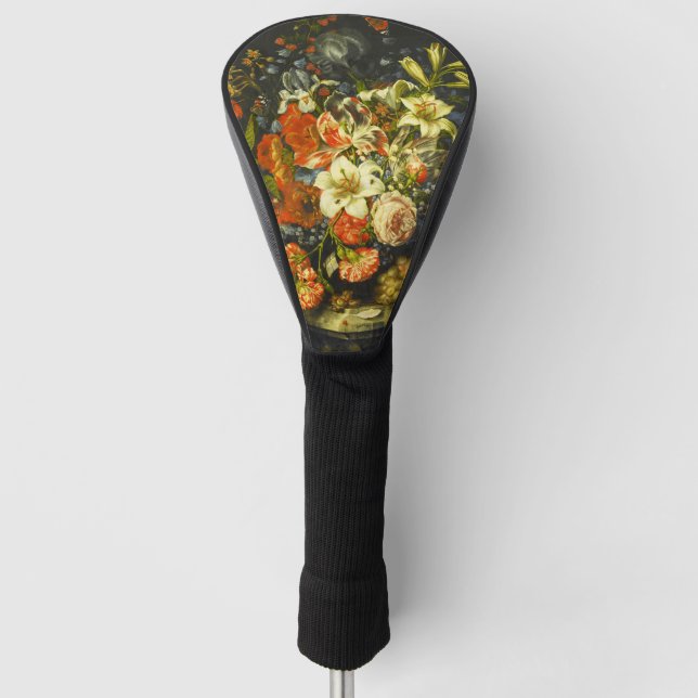 Still Life with Flowers and Fruit  Golf Head Cover (Front)